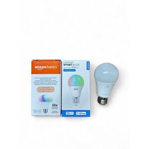 Bundle of 3 Smart Light Bulbs Amazon Basics Lenovo Sengled Multi Color Alexa